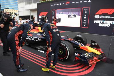 Auto Max Verstappen krijgt in Miami ander uiterlijk: fans maken het ontwerp