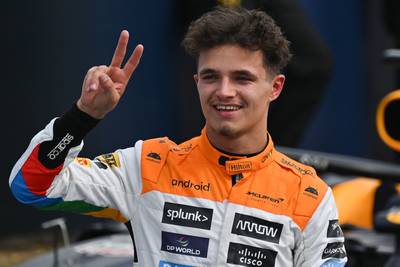 Lando Norris rijdt onvergetelijke thuisrace: ‘Als ik hartslagmeter had, was die compleet overgeslagen’