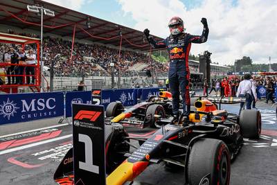 WK-stand Formule 1 | Aftellen naar derde wereldtitel: Max Verstappen ook superieur in GP van België