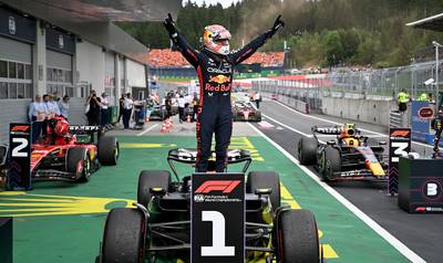 Max Verstappen na ‘grand slam’ in Oostenrijk: ‘Ik geniet vooral van het moment’