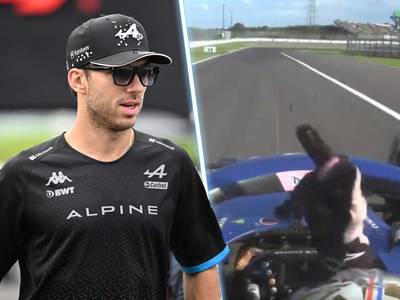 Hevig geïrriteerde Pierre Gasly komt met opgestoken middelvinger naar eigen team over de streep in Japan