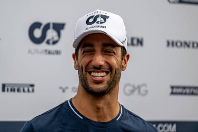 Daniel Ricciardo keert na vijf gemiste races terug bij AlphaTauri