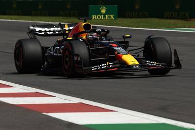 Max Verstappen verrassend afgetroefd door Ferrari’s in kwalificatie Mexico, pole voor Leclerc