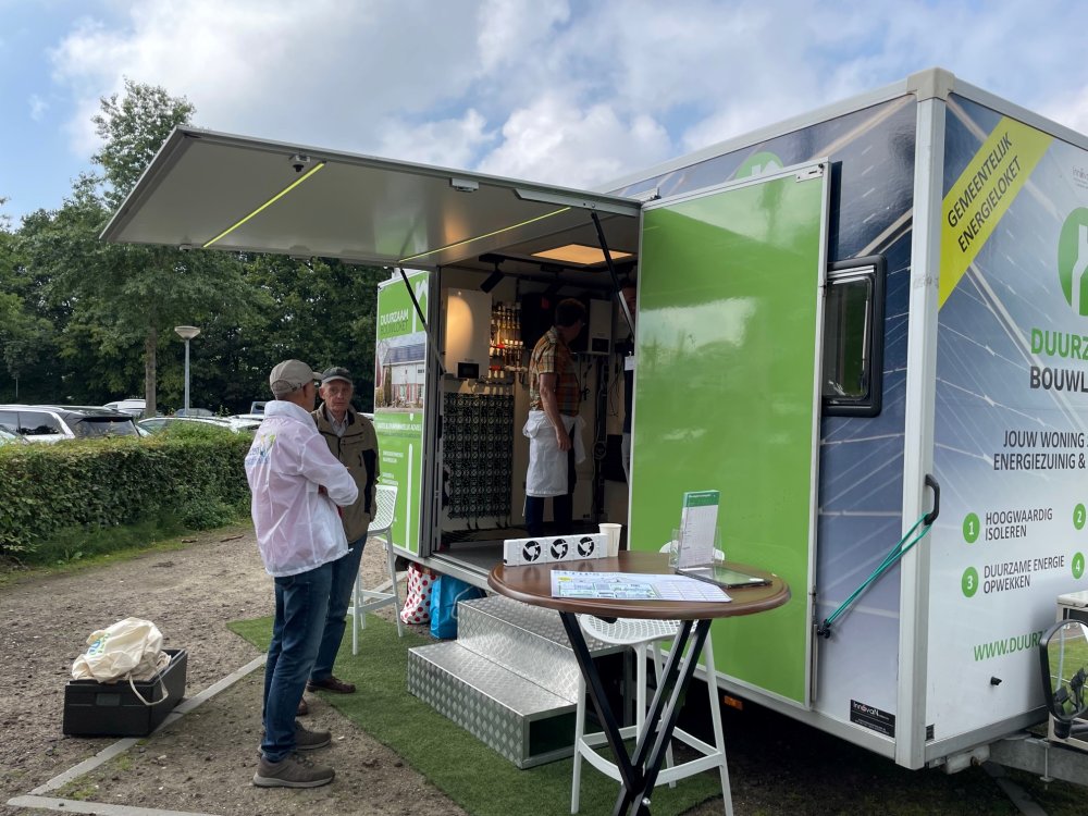 Vrijdag 20 oktober: Mobiele showroom en straatgesprek energiebesparing