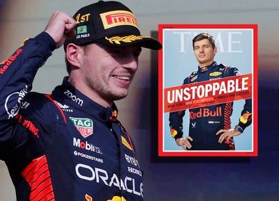 ‘Niet te stoppen’ Max Verstappen siert cover Time