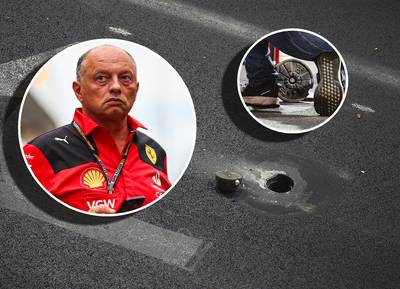 Teambaas Ferrari furieus na ‘putdekselgate’ in Las Vegas: ‘Dit is onacceptabel voor de Formule 1’