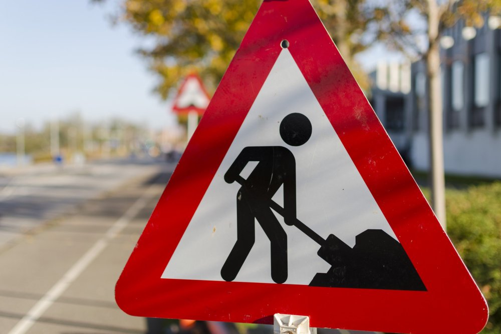 Verkeersdrukte door werkzaamheden in Blaricum