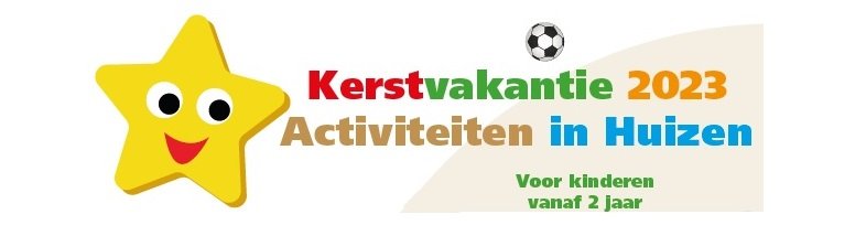 Kerstvakantie 2023: activiteiten voor de jeugd