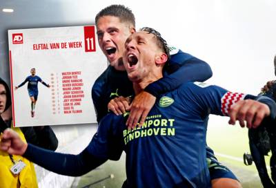 Uniek: Elftal van de Week volledig gevuld met PSV’ers na historische avond in Heerenveen