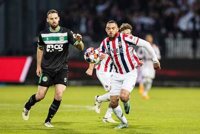 Willem II heeft nog een punt nodig voor promotie na gelijkspel tegen FC Groningen