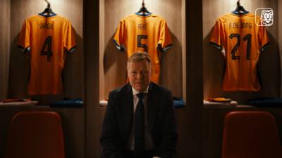 Bondscoach Ronald Koeman schittert in EK-commercial: ‘Dát is het Oranje-dna’