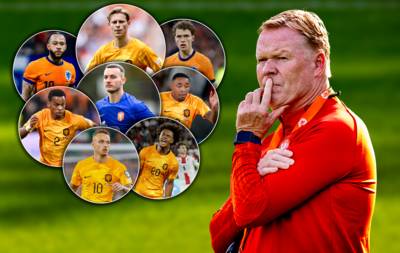 Ronald Koeman maakt vandaag voorselectie Oranje bekend voor EK: hoeveel ‘kwakkelaars’ neemt hij mee?