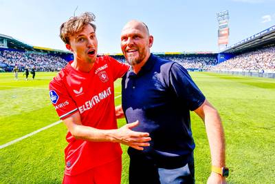 FC Twente op tandvlees naar derde plek en voorrondes Champions League: ‘Vanavond ga ik los en de heupjes laten gelden’