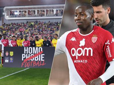 Monaco-speler geschorst voor bedekken logo tegen homofobie: ‘Gedrag moet met zwaarst mogelijke sancties worden bestraft’