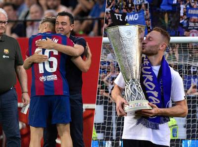 Atalanta houdt Roma uit Champions League, Club Brugge en Galatasaray kampioen en Xavi neemt afscheid met zege