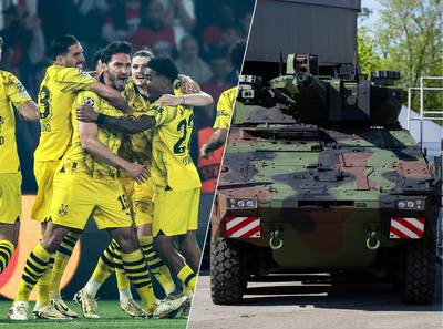 Duitse kerk en fans keren zich tegen omstreden deal Dortmund met wapenfabrikant