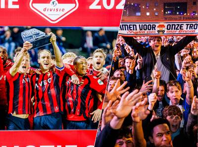 Willem II keert na krankzinnige slotfase terug in de eredivisie, feest tot in de late uurtjes