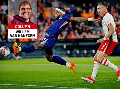 Column Willem van Hanegem | Al komt Memphis met een helm het veld op, dat moet die gozer zelf weten