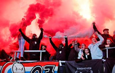 PSV krijgt straf van KNVB: eerste uitwedstrijd zonder fans