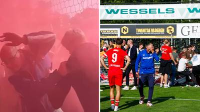 Spandoekongeluk FC Twente in 11 foto’s: dit gebeurde van minuut tot minuut