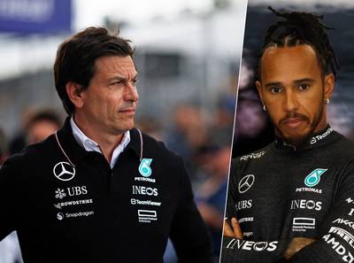 Mercedes schakelt politie in en ontkent ‘systemati­sche sabotage’ Lewis Hamilton: ‘Zoek een psychiater’