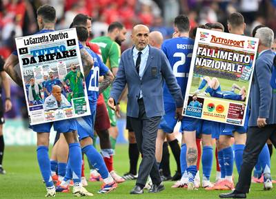 Italiaanse media maken Azzurri met de grond gelijk na uitschakeling: ‘Dit was een horror-EK’