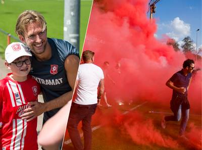 FC Twente hervat voorbereiding na ongeluk met stellage: ‘Heeft grote indruk gemaakt’