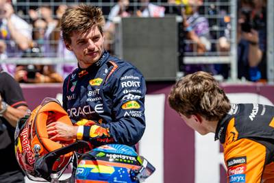 WK-stand Formule 1 | Max Verstappen voor Zandvoort niet meer te achterhalen door Lando Norris