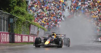 Natte start in Canada: Max Verstappen ziet eerste training in het water vallen en eindigt als vijfde