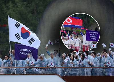 Woedend Zuid-Korea tekent protest na flater met naamsverwisseling ‘Noord-Korea’ bij opening