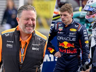 Max Verstappen sneert na kritiek van McLaren-teambaas op Silverstone: ‘Wie is Zak Brown?’