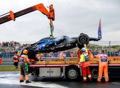 Max Verstappen met vraagtekens richting kwalificatie na langdurig stilgelegde slottraining door crash Sargeant