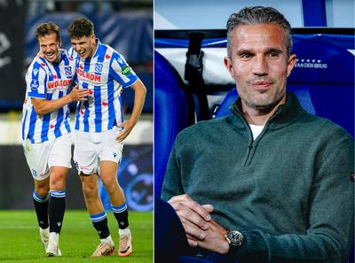 Robin van Persie laat Heerenveen swingen tegen NAC: ‘Dit voelt net zo mooi als zelf scoren’