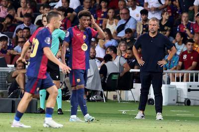 FC Barcelona na presentatie Dani Olmo hard onderuit in beroerde generale repetitie voor La Liga