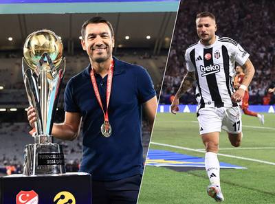 Giovanni van Bronckhorst kent droomstart met Besiktas, vernedert Galatasaray en wint Supercup: ‘Trotser dan dit kan niet’