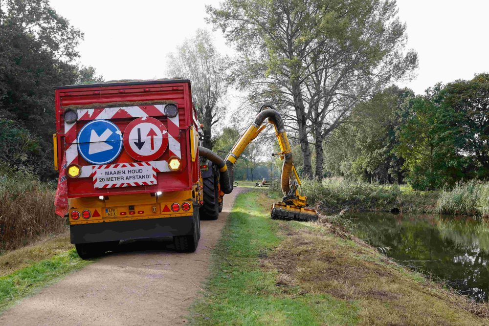 Maaiwerkzaamheden langs hoofdwegen en in parken