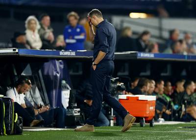 Brian Priske na afgang Feyenoord in de Kuip: ‘Geschokt? Nou, wel verrast, dit kán niet in CL’