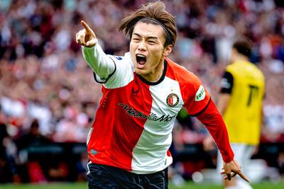 Ayase Ueda wijst Feyenoord koppend de weg tegen NAC na blessure Santiago Giménez