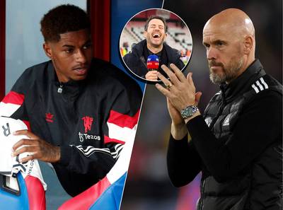 Erik ten Hag haalt uit naar analyticus Jamie Redknapp na kritiek op rol Marcus Rashford: ‘Te gek voor woorden’