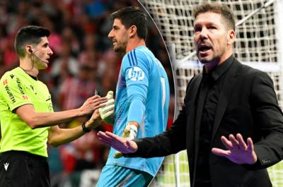 Opzichtig juichende Thibaut Courtois krijgt in verhitte derby de volle laag van rancuneuze Atlético-fans