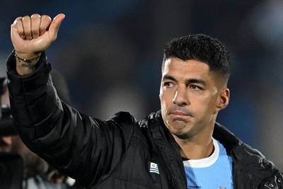 Geen treffer voor Suárez bij emotioneel afscheid van nationale ploeg Uruguay