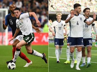 Engeland wint dankzij voormalig Iers internationals Rice en Grealish van Ierland