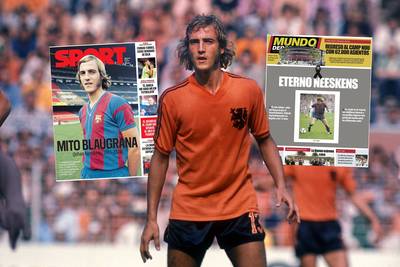 Buitenlandse media eren ‘eerste complete speler’: ‘Cruijff was dirigent én solist, Neeskens het complete orkest’