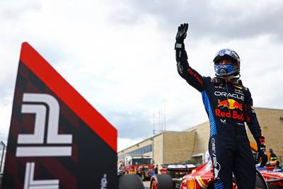 Max Verstappen en Red Bull dolenthousiast na eindelijk weer een (sprint)pole: ‘Dit was een tijdje geleden’