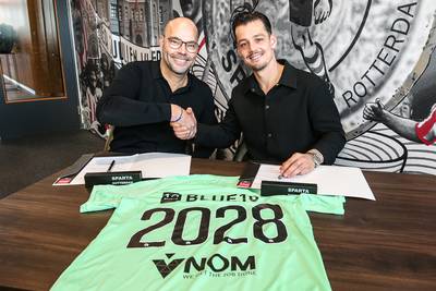 Nick Olij blijft bij Sparta Rotterdam: doelman tekent bij tot 2028