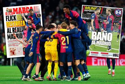 Spaanse media na ‘machtsgreep’ FC Barcelona in Madrid: ‘Barça draaide Real de nek om’