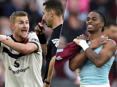 Matthijs de Ligt schlemiel bij nederlaag Manchester United tegen West Ham van scorende Crysencio Summerville