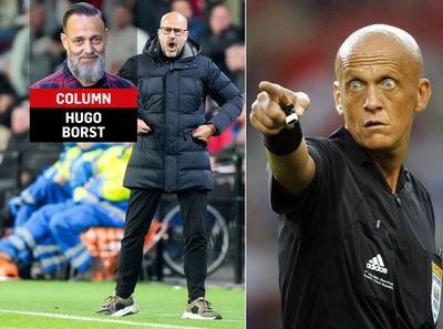 Column Hugo Borst | Ze zouden Peter Bosz even met Pierluigi Collina in een VAR-hokje moeten zetten