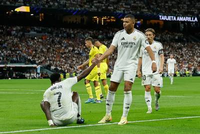 Real Madrid mede door harde uithaal Vinicius maatje te groot voor Villarreal, Thuram met hattrick de held bij Inter