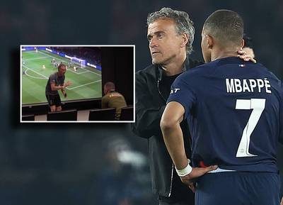 Peptalk van Luis Enrique tegen Kylian Mbappé gaat viraal: ‘Ik wil dat jij hier straks door de voordeur vertrekt’